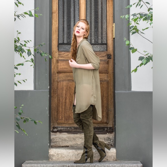 💙Gordana Dimitrijevic Suede Leather Tall Boots - Picture 15 of 15